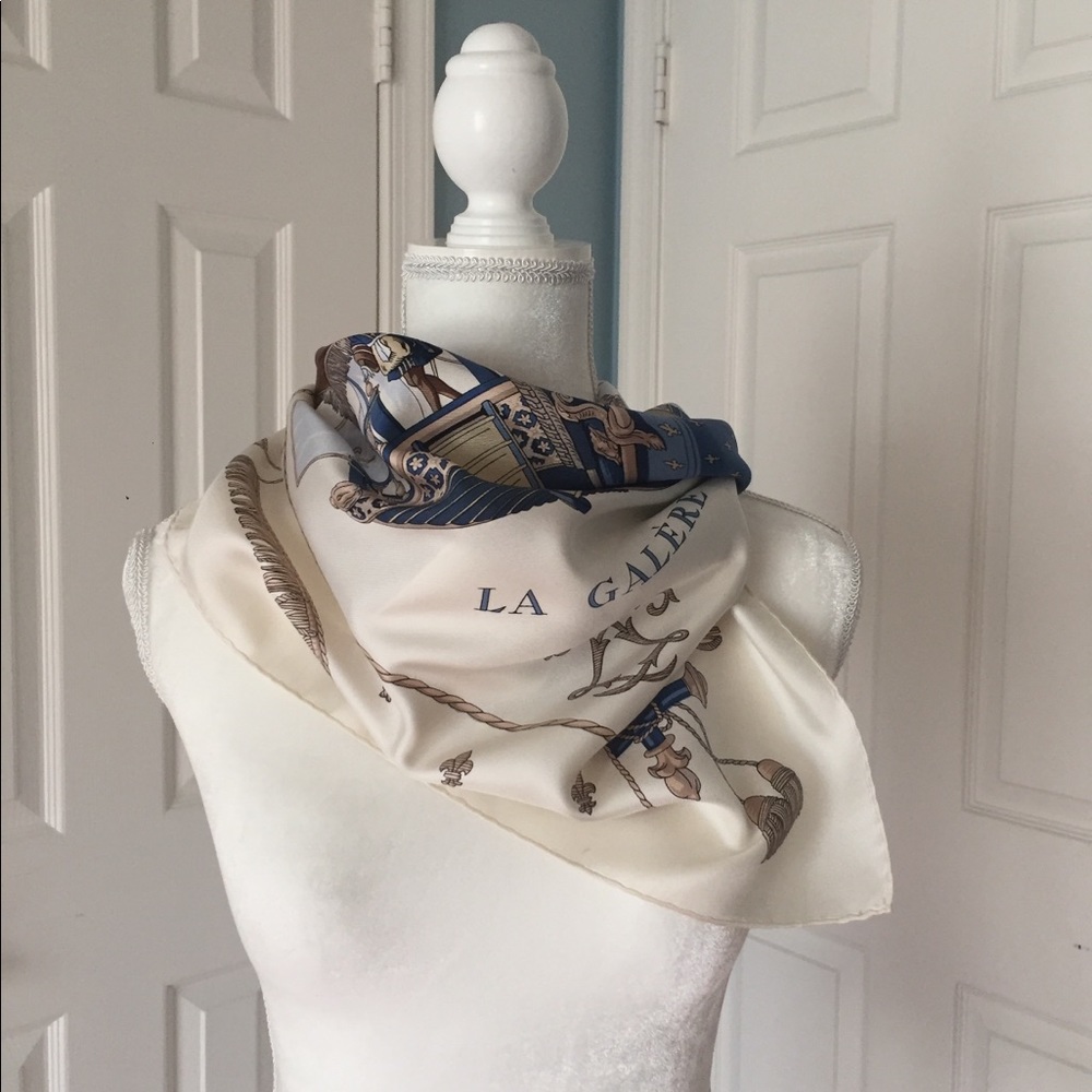 Hermes La Reale silk scarf